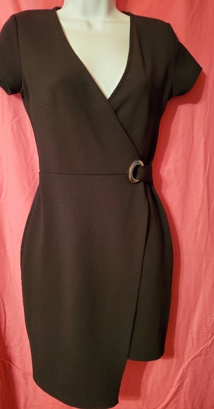 Almost Famous Dresses & Skirts - #522 3/$33 Black short sleeve dress